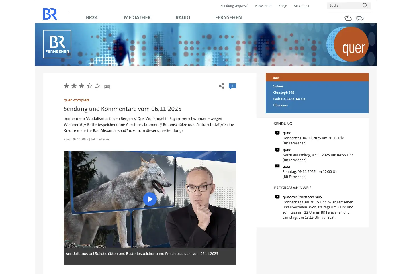 Die Tongrube in den Medien