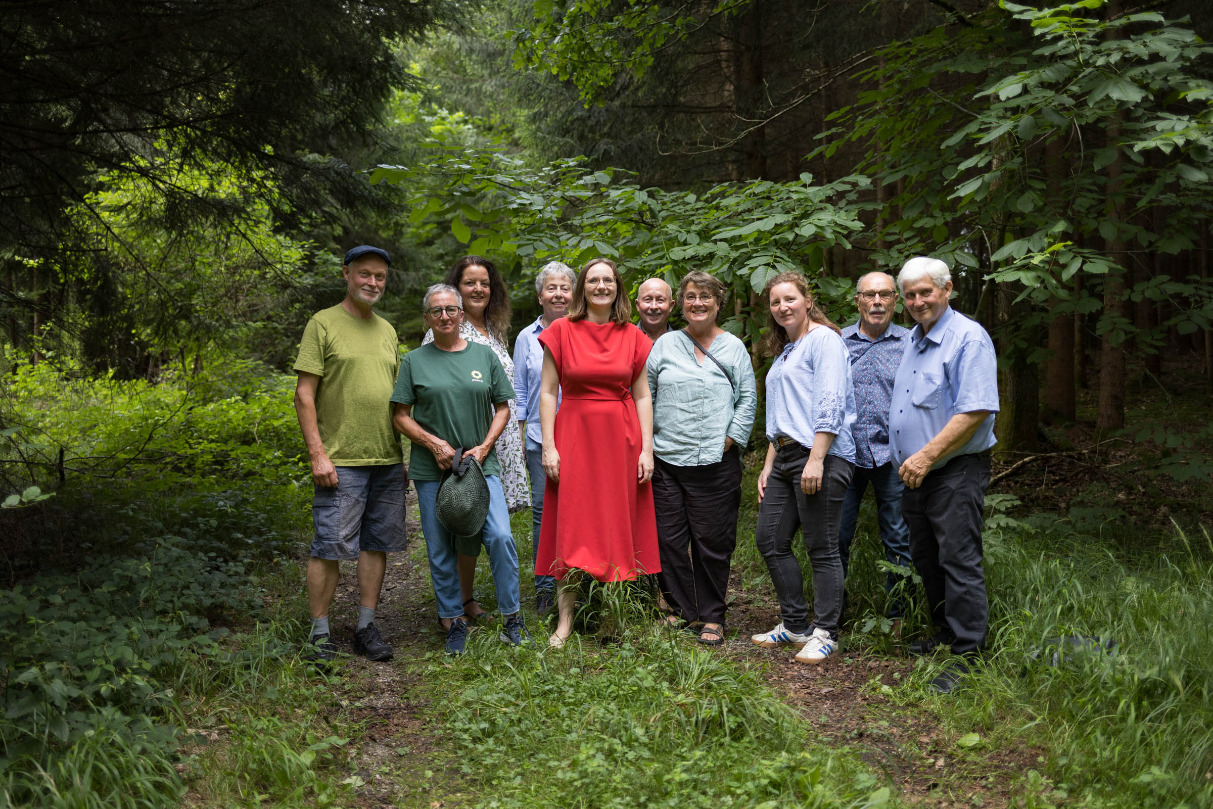 Grüne Bundestagsabgeordnete Lisa Badum in Holzhausen